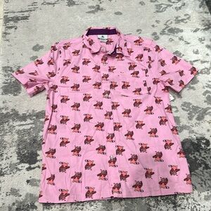 Walt Disney world inside out bing bong short sleeve button down shirt Pixar